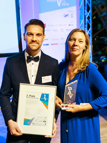 2. Platz in der Kategorie kleine und mittlere Unternehmen des Deutschen bAV-Preises 2016 – ETO GRUPPE Beteiligungen GmbH