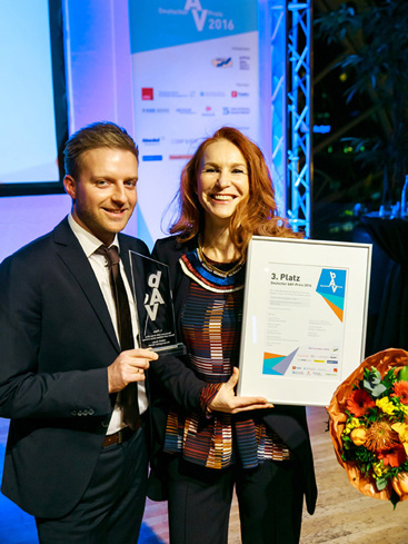 3. Platz in der Kategorie kleine und mittlere Unternehmen des Deutschen bAV-Preises 2016 – Sabath Media Designagentur GmbH
