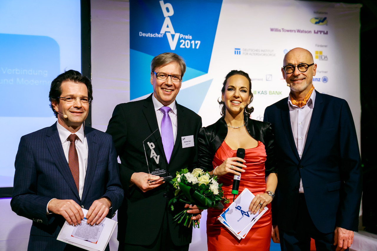 Bilder von der Preisverleihung des Deutschen bAV-Preises 2017